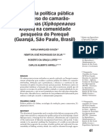 Análise Da Política Pública Do Defeso Do Camarão Sete-Barbas (Xiphopenaeus Kroyeri) Na Comunidade Pesqueira Do Perequê (Guarujá, São Paulo, Brasil)