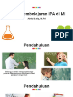 Model Pembelajaran IPA Di MI: Abdul Latip, M.PD