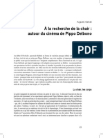 A La Recherche de La Chair: Autour Du Cinéma de Pippo Delbono