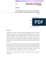 Circuitos Productivos Regionales: Estado de La Cuestión de Una Herramienta Analítica para Reflexionar en El Siglo XXI