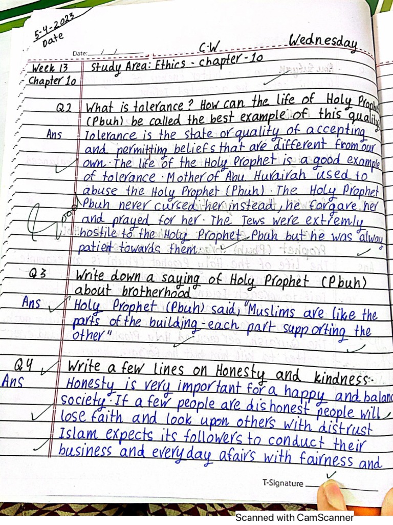 Ethics Chapter 10 Question Answers | PDF