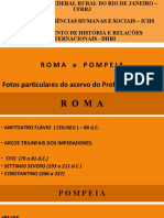 PowerPoint 3 - Roma e Pompeia História Antiga II