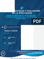 Delitos Sexuales y Evaluación de La Afectación