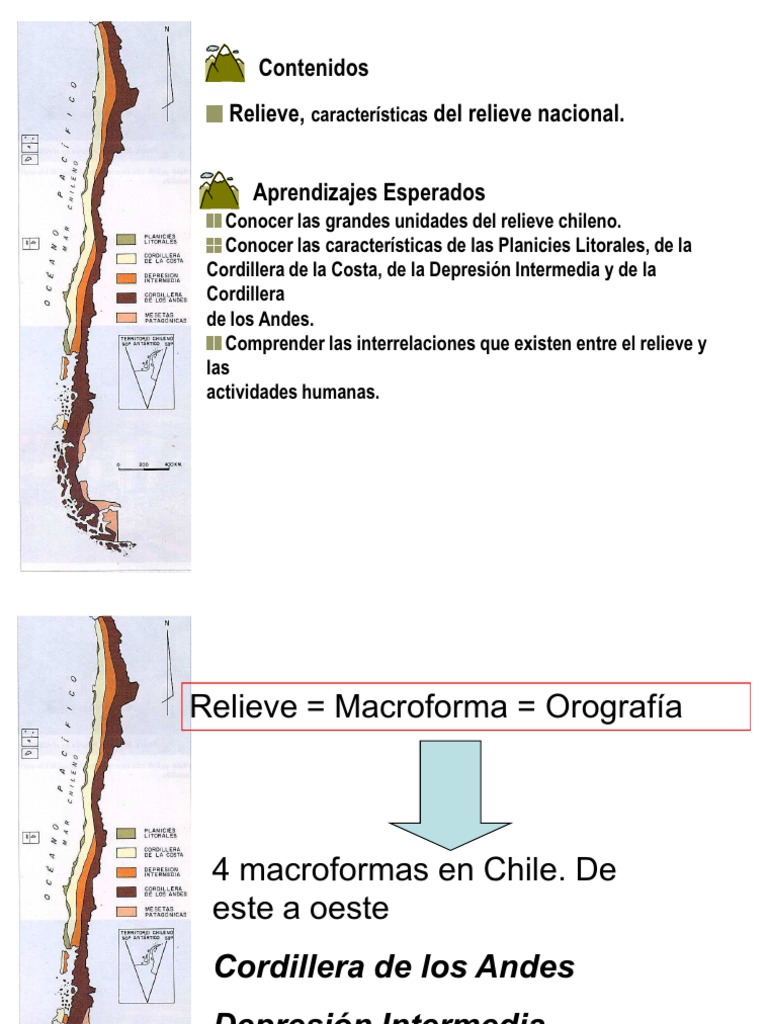 Chile | PDF | Geomorfología | Geografía Física