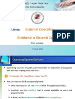 Sistemet Operative Shërbimet e Sistemit Operativ: Lënda