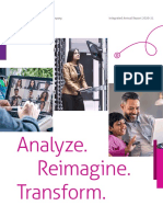 Analyze. Reimagine. Transform.: Integrated Annual Report 2020-21