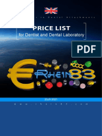 Rhein83 Price List ENG