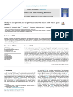 Study On The Performance of Pervious Concrete