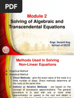 Module 3 Linear System of Equations