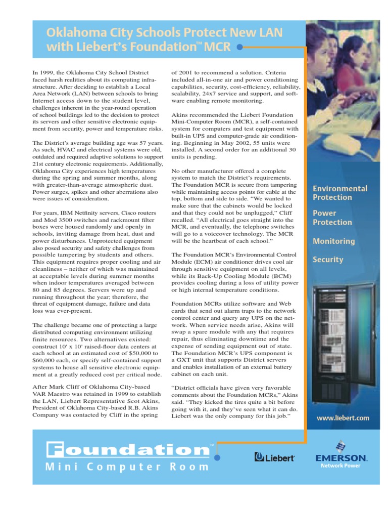 Oklahoma City School District | PDF | Data Center | Air Conditioning