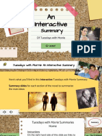 An Interactive: of Tuesdays With Morrie