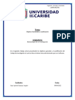 Arcides Vguzman Aquiles - Actividad 2. Entregable. Objetivo General y Justificación