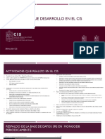 Actividades Que Desarrollo en El CIS