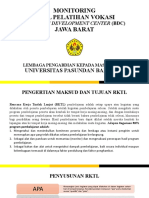 Monitoring Hasil Evaluasi Vokasi BDC Jawa Barat