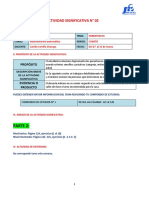 Actividad Significativa 3 (Cuarto de Secundaria) - 263144231601