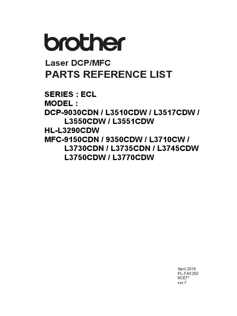 Parts Catalog > Brother > MFC-L3730CDN > page 10