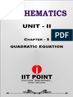Mathematics: Unit - Ii
