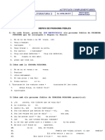 Repàs de Pronoms Febles en Cada Frase, Poseu-Hi Els Pronoms Febles de PRIMERA PERSONA Que Hi Escaiguin I Digueu La Funció