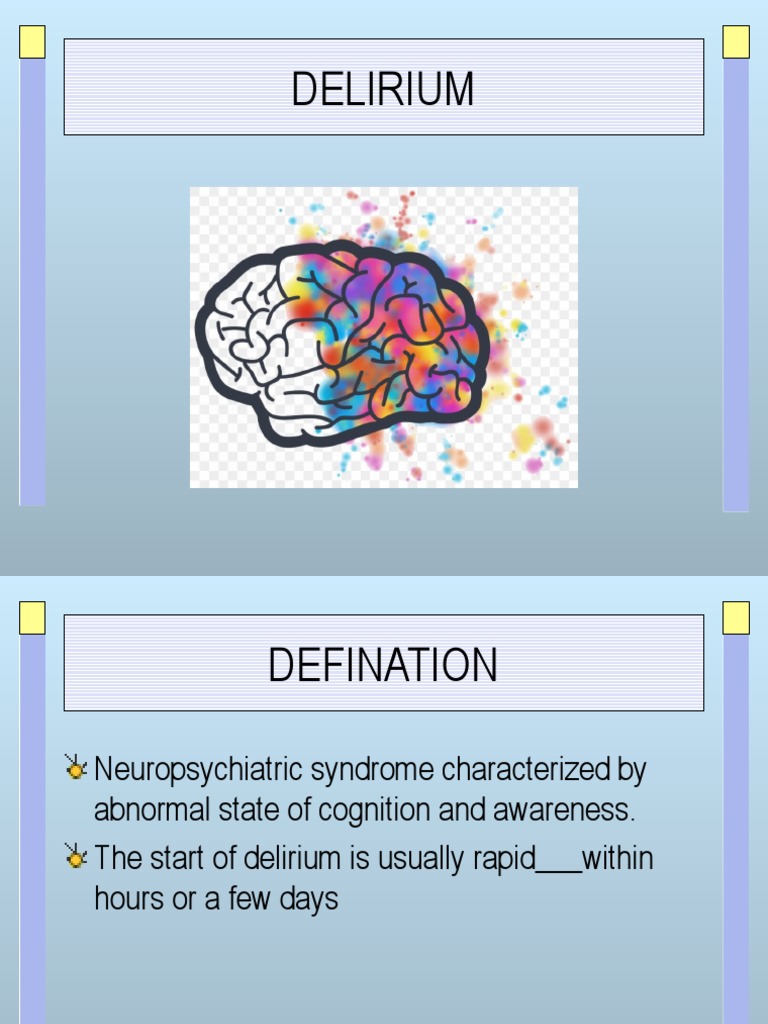 Delirium | PDF