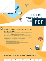 English Vocabular Y: Workshop Infographics