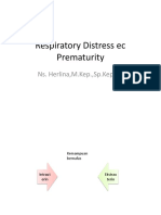 Respiratory Distress Ec Prematurity: Ns. Herlina, M.Kep.,Sp - Kep.An