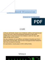 Case-Based Discussion: Presented By: Arfa Hameedullah