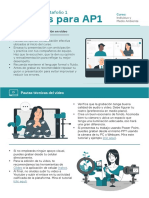 Pautas para AP1: Avance de Portafolio 1