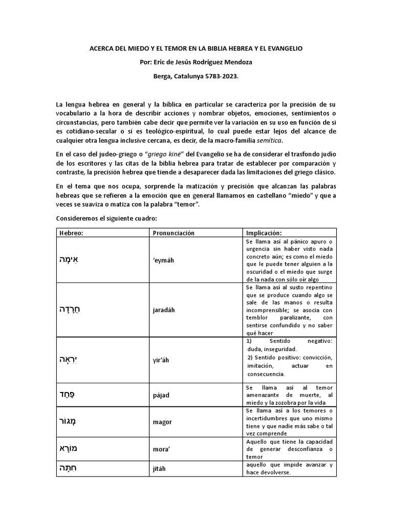 ACERCA DEL SENTIMIENTO O SENSACIÓN DE TEMOR EN LA BIBLIA HEBREA.docx
