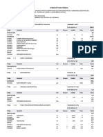 Analisis de Costos Unitarios