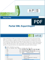 Partial XML Export