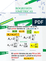 Progresiones Geometricas Ejercicios 2