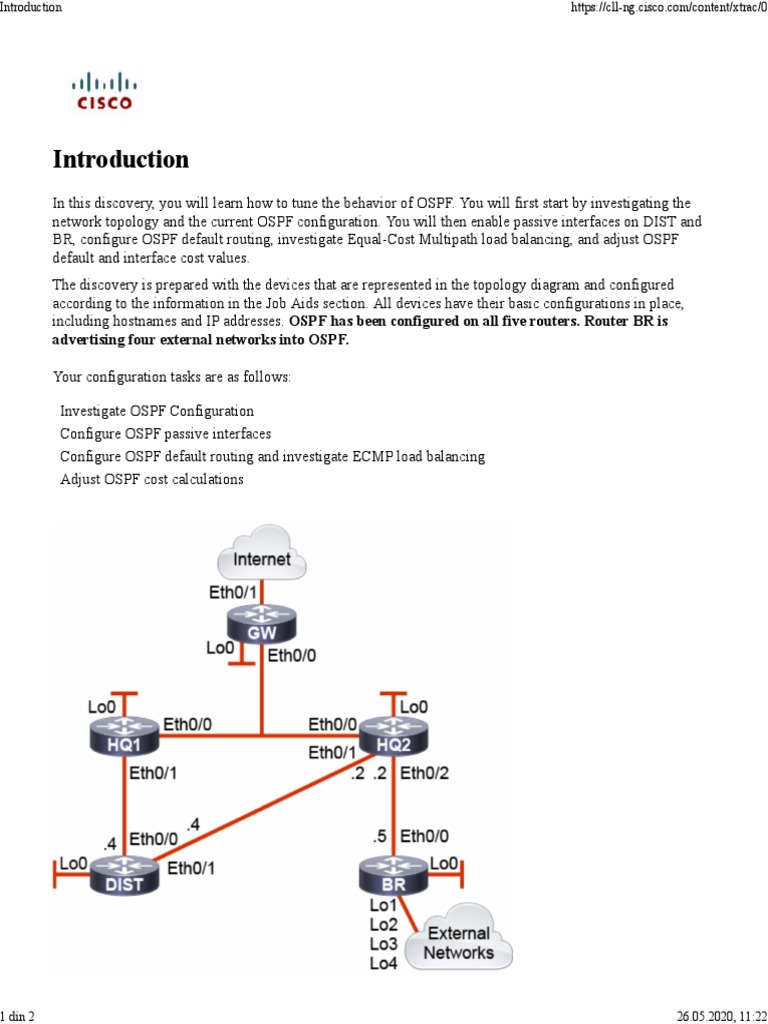 Tuning OSPF Configuration Guide | PDF