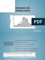 Pruebas de Normalidad