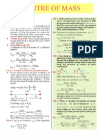 Centre of Mass: System of Particles and Rigid Body Dynamics