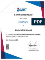 Constancia: Rolando Favio Medina Casas