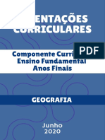 Diretrizes curriculares de Geografia para o 6o ano do Ensino Fundamental