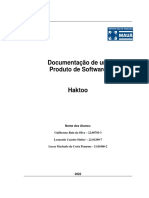 Documentação de Um Produto de Software