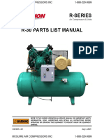 R-Series R-30 Parts List Manual: Air Compressors & Units