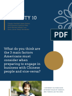 Global Culture III: Analyzing Factors for Chinese-American Business