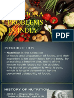 Nutritiona L Problems in India
