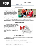 RICE Method for Immediate Injury Care | PDF | First Aid | Wound
