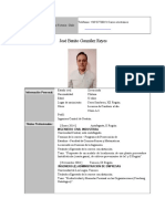 José Benito González Reyes: Información Personal