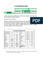 Balanceado RUMILK AP TOP - Ficha Tecnica