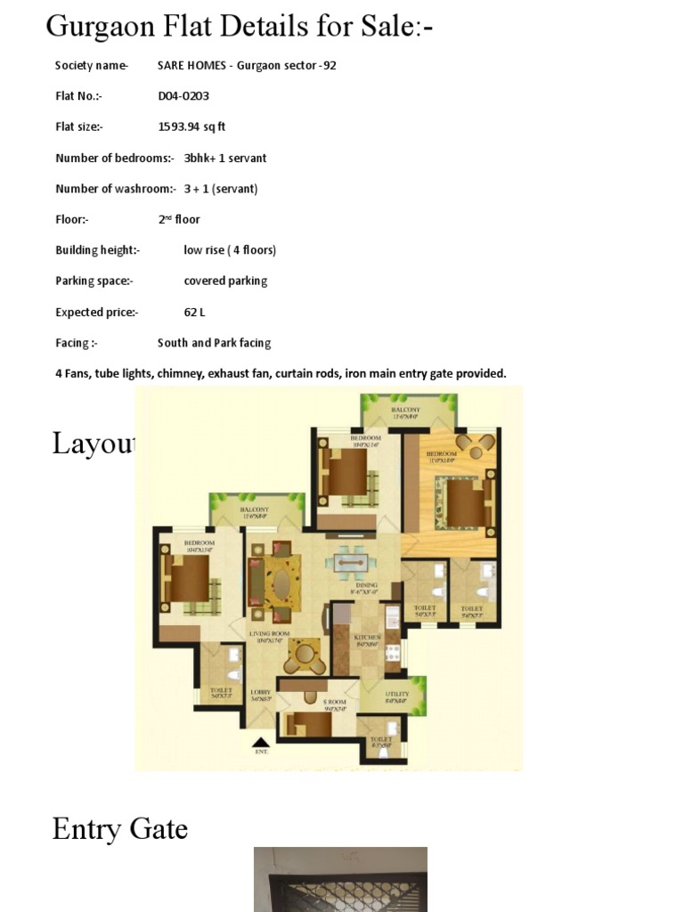 Gurgaon SARE Homes PDF