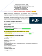 Tema Del Trabajo Final: Estudio de Caso de Un Edificio Del Período de 1.990 A 2020