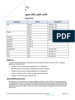 10.8.1 Packet Tracer - Configure CDP LLDP and NTP Instructions - Es XL