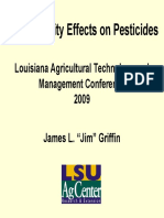 Water Quality Effects on Pesticide Performance