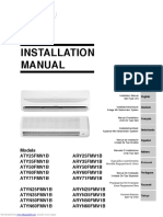 Installation Manual Split Type Air Conditioner