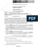 Centro de Salud Potracancha solicita reconsideración de horas complementarias no pagadas en 2022