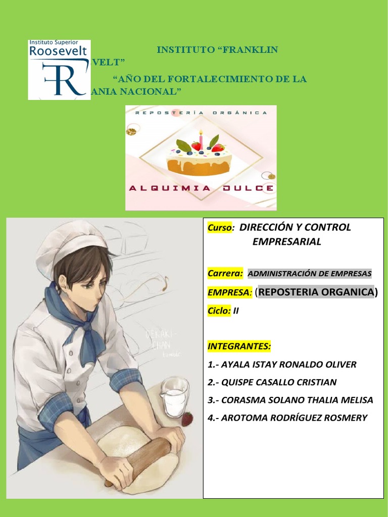 Convocatoria: Repostería Orgánica | PDF | Marketing | Contabilidad